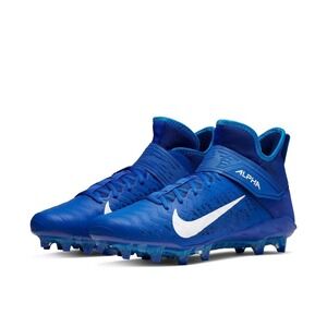 Nike Alpha Menace Pro 2 Mid Football Cleats Mens Royal Blue White BV3071-400
